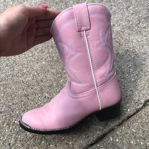 Pink, Durango cowgirl boots. Kids size 3. Great condition.
